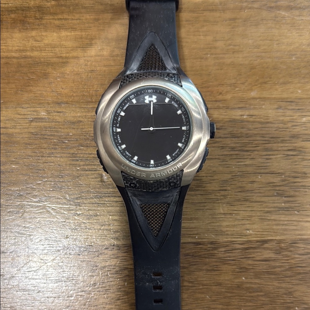 Under Armour Black and Silver Wearable Watch